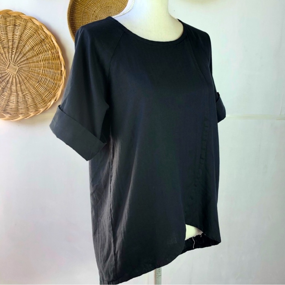 Kate Spade Saturday shirt, black, roomy, spacious XS-small